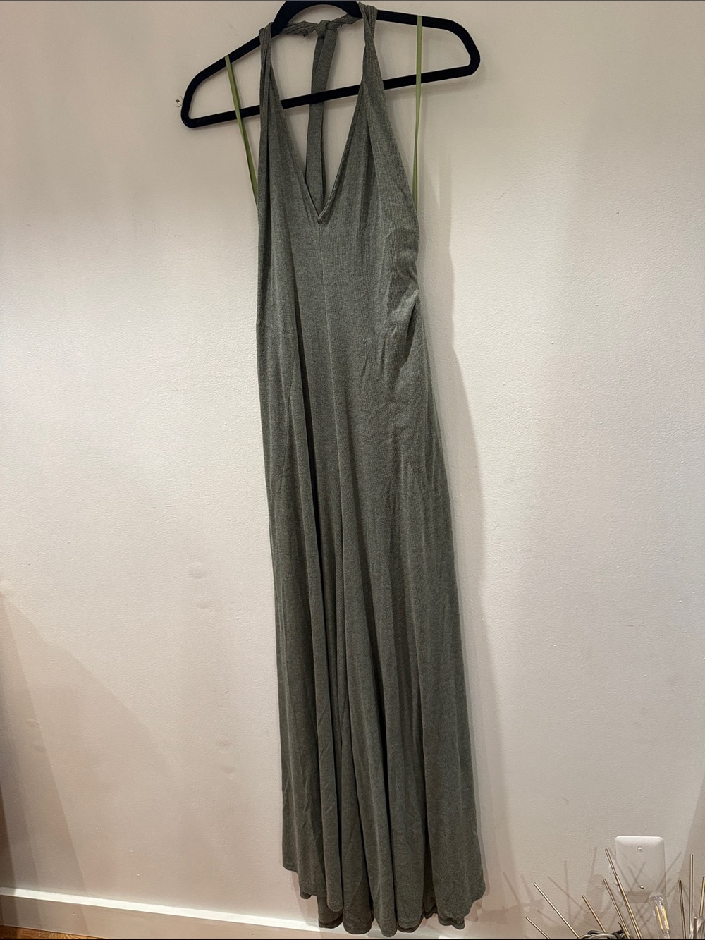 Free People beach Maxi Romper heather grey